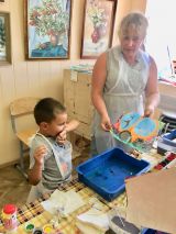 17.08.18. Мастер-класс по рисованию на воде в технике Эбру "Морской мир"