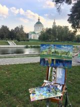 22.09.18. Пленэр на берегу реки Орлик