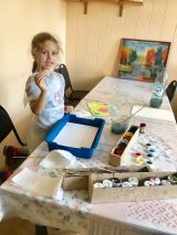 19.09.18. Мастер-класс по рисованию на воде в технике Эбру "Осень"