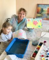 19.09.18. Мастер-класс по рисованию на воде в технике Эбру "Осень"