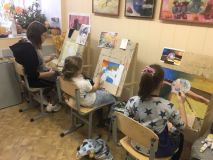 17.10.18. Занятия по живописи маслом и гуашью для детей