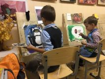 17.10.18. Занятия по живописи маслом и гуашью для детей
