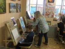 17.10.18. Занятия по живописи маслом и гуашью для детей