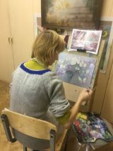 30.10.18. Занятия по живописи маслом