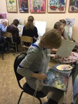 20.11.18. Занятия по живописи маслом и гуашью