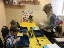 28.01.19. Занятия по рисованию на воде в технике Эбру.