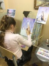 05.02.19. Занятия по живописи маслом и гуашью