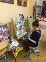 07.02.19. Занятия по живописи гуашью и маслом
