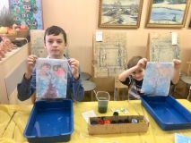 12.02.19. Мастер-класс по рисованию на воде в технике Эбру