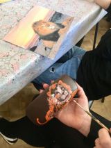 06.03.19. Мастер-класс по росписи кожаных изделий
