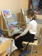 06.03.19. Занятия по живописи маслом и гуашью для детей