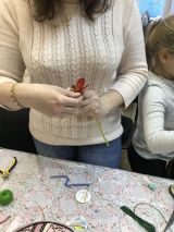 09.03.19. Мастер-класс по бисероплетению "Подарок для мамы" (Тюльпаны или подснежники)