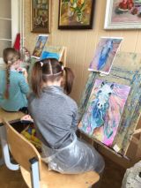 05.04.19. Занятия по живописи маслом и гуашью