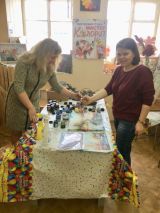 05.04.19. Мастер класс по горячему батику "Весенние кружева"