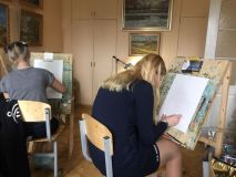 10.04.19. Занятия по академическому рисунку.