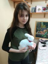 12.04.19. Мастер-класс по мягкой игрушке "Пасхальный кролик"