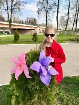 21.04.19. Мастер-класс по созданию цветов из гофрированной бумаги