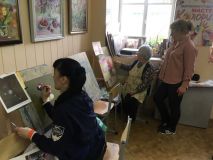 14.05.19. Занятия по живописи маслом и гуашью