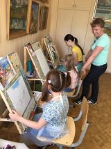 17.05.19. Занятия по живописи маслом и гуашью