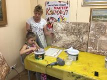 27.05.2019 Мастер класс "Объемная картина, барельеф"