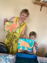 3.06.2019 Рисование на воде в технике «Эбру»
