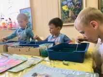 5.06.2019 Рисование на воде в технике «Эбру»