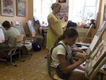 6.06.2019 Занятия по живописи маслом и гуашью