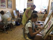 6.06.2019 Занятия по живописи маслом и гуашью