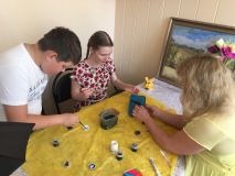 6.06.2019 Роспись зонтиков и кожаных изделий