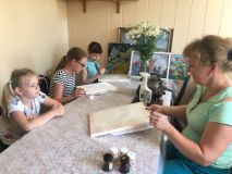 21.06.2019 Холодный батик «Подсолнухи»