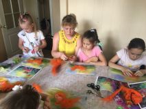 24.06.2019 Шерстяная акварель «Котики»