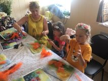 24.06.2019 Шерстяная акварель «Котики»