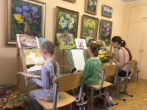 28.06.2019 Занятие по живописи маслом и гуашью