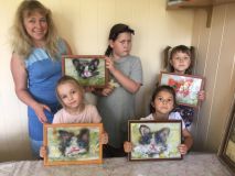 1.07.2019 Мастер класс по Живописи шерстью «Кот в ромашках»