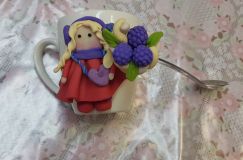 4.07.2019 Керамическая флористика ложечка-«Единорог»