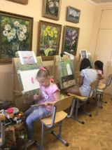 5.07.2019 Занятия по Живописи маслом и гуашью