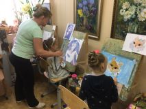 9.07.2019 Занятия по Живописи маслом и гуашью