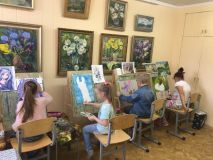 10.07.2019 Занятия по Живописи маслом и гуашью