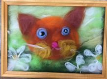 20.07.2019 Живопись шерстью «Котики»