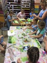 20.07.2019 Живопись шерстью «Котики»