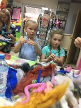 20.07.2019 Живопись шерстью «Котики»