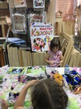 20.07.2019 Живопись шерстью «Котики»
