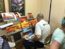 30.07.2019 Занятия по живописи маслом и гуашью