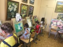 30.07.2019 Занятия по живописи маслом и гуашью