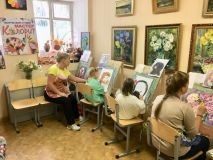2.08.2019 Занятия по живописи маслом и гуашью 