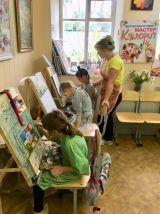 2.08.2019 Занятия по живописи маслом и гуашью 