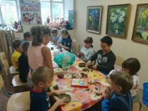 3.08.2019 Занятия по лепке из глины