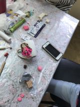 5.08.2019 Декор из полимерной глины на кружке "Девочка"