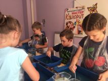 14.08.2019 Выездной мастер класс творческой студии «Колорит» в  детский развивающий центр «Умнички»
