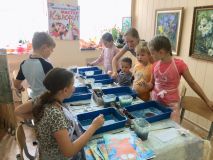 16.08.2019 Мастер класс по рисованию на воде в технике Эбру